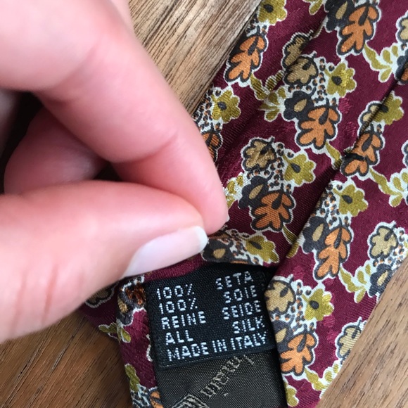 Vintage Balmain Silk Tie - Picture 3 of 4